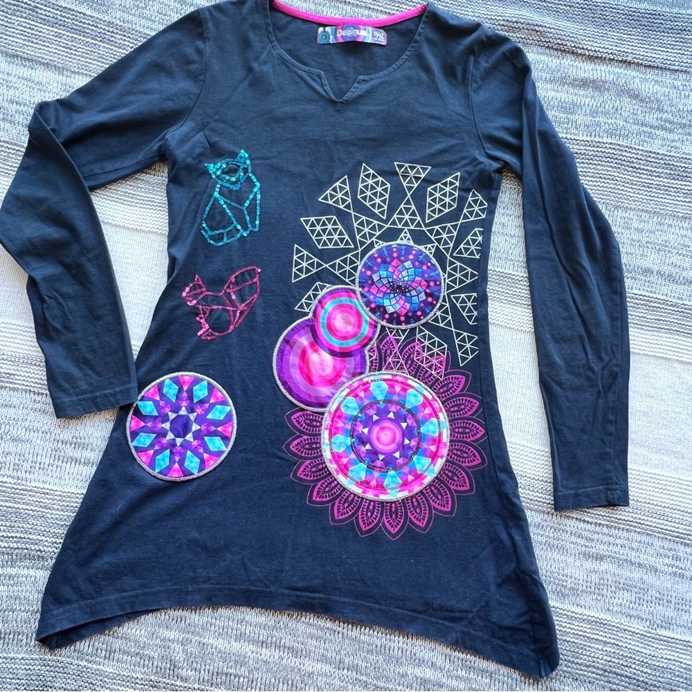 Girls Sz 11/12 Long Sleeve Tunic